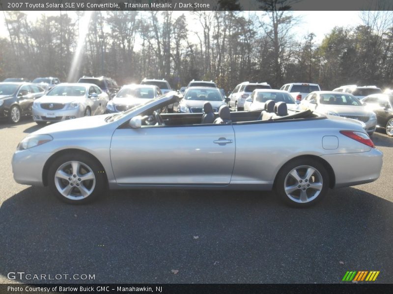 Titanium Metallic / Dark Stone 2007 Toyota Solara SLE V6 Convertible