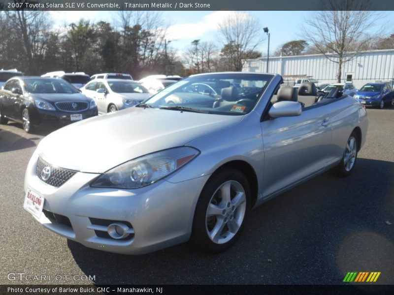 Titanium Metallic / Dark Stone 2007 Toyota Solara SLE V6 Convertible