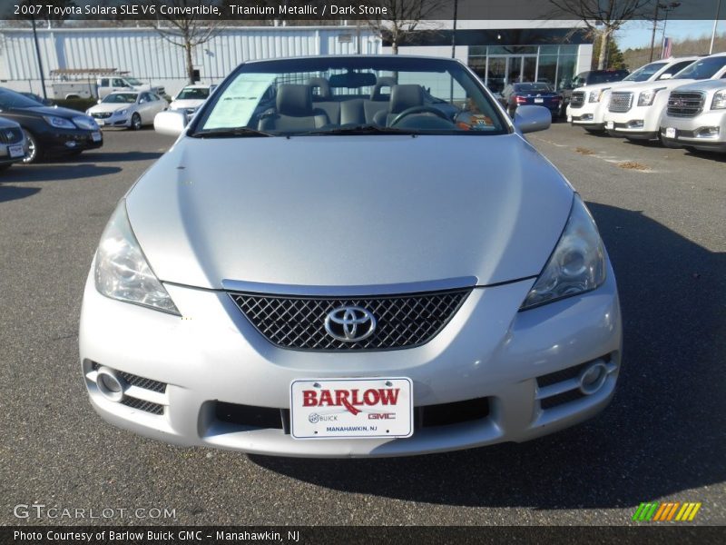 Titanium Metallic / Dark Stone 2007 Toyota Solara SLE V6 Convertible