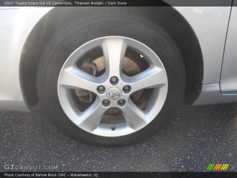 Titanium Metallic / Dark Stone 2007 Toyota Solara SLE V6 Convertible