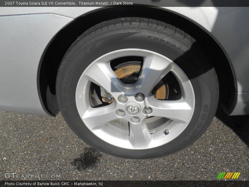 Titanium Metallic / Dark Stone 2007 Toyota Solara SLE V6 Convertible
