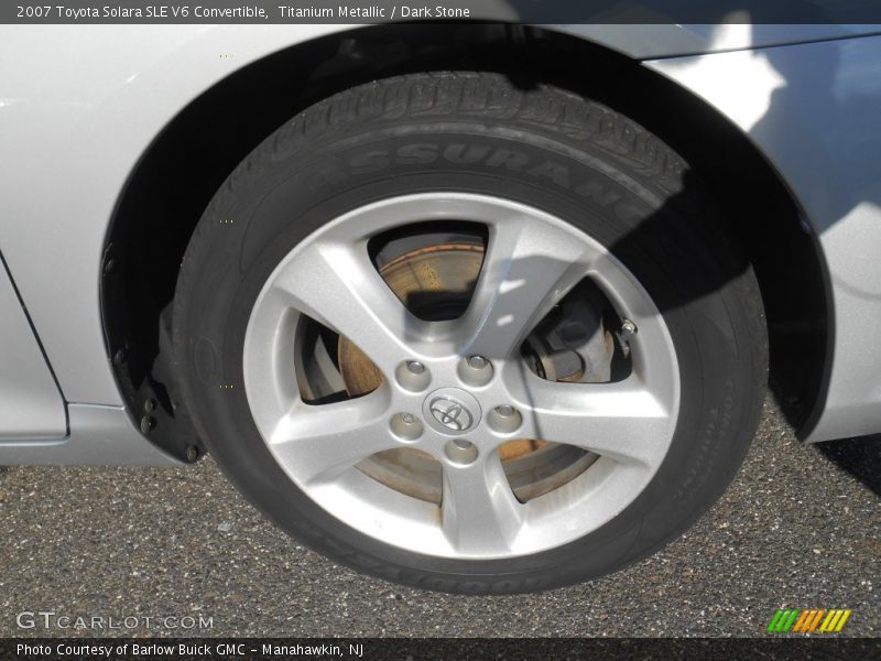 Titanium Metallic / Dark Stone 2007 Toyota Solara SLE V6 Convertible