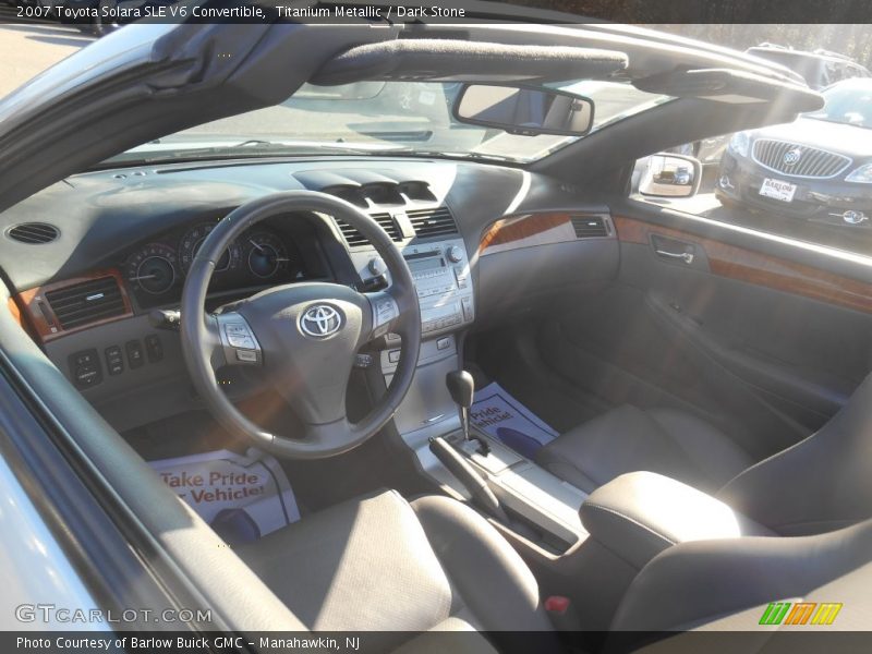 Titanium Metallic / Dark Stone 2007 Toyota Solara SLE V6 Convertible