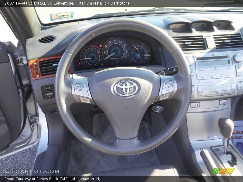 Titanium Metallic / Dark Stone 2007 Toyota Solara SLE V6 Convertible