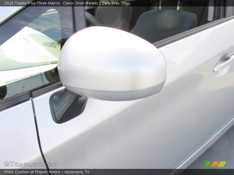 Classic Silver Metallic / Dark Gray 2015 Toyota Prius Three Hybrid