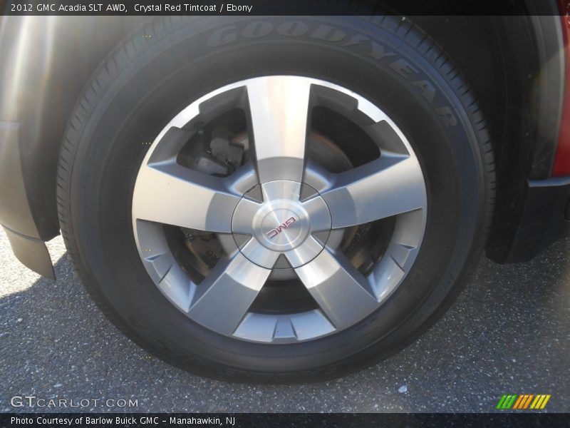 Crystal Red Tintcoat / Ebony 2012 GMC Acadia SLT AWD