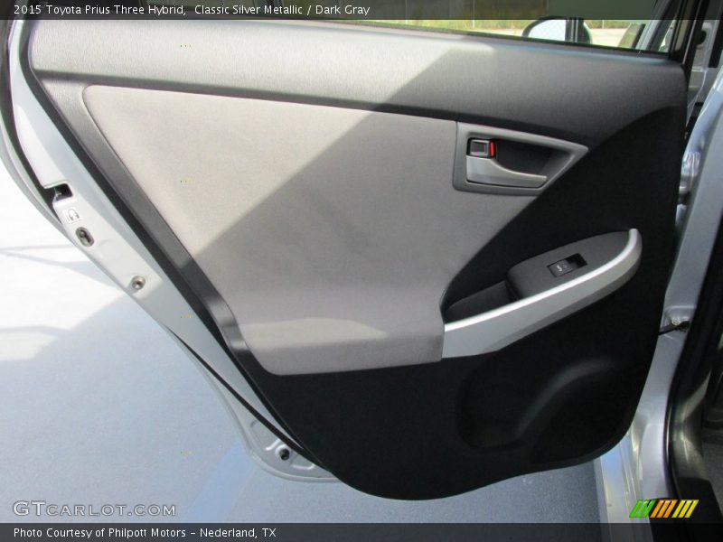 Classic Silver Metallic / Dark Gray 2015 Toyota Prius Three Hybrid