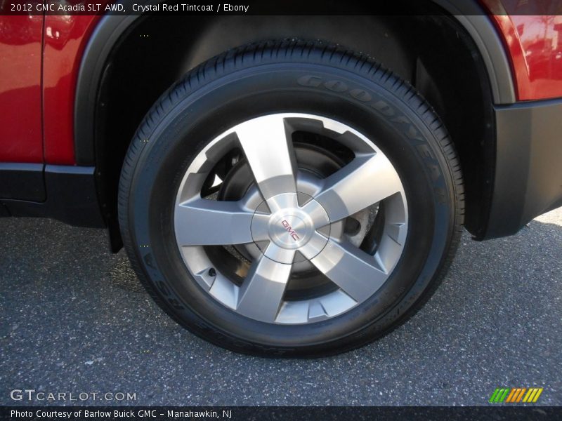 Crystal Red Tintcoat / Ebony 2012 GMC Acadia SLT AWD
