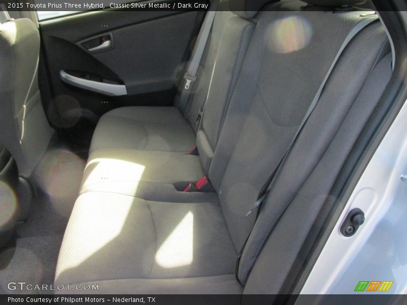 Classic Silver Metallic / Dark Gray 2015 Toyota Prius Three Hybrid