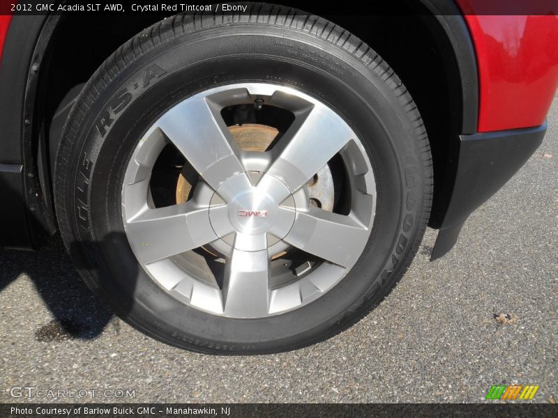 Crystal Red Tintcoat / Ebony 2012 GMC Acadia SLT AWD