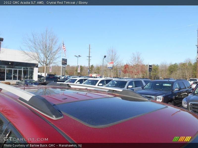 Crystal Red Tintcoat / Ebony 2012 GMC Acadia SLT AWD