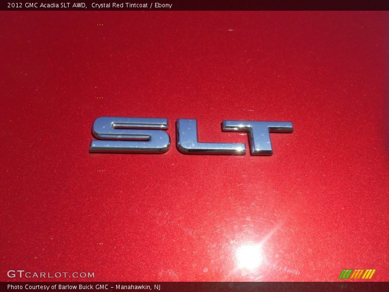 Crystal Red Tintcoat / Ebony 2012 GMC Acadia SLT AWD