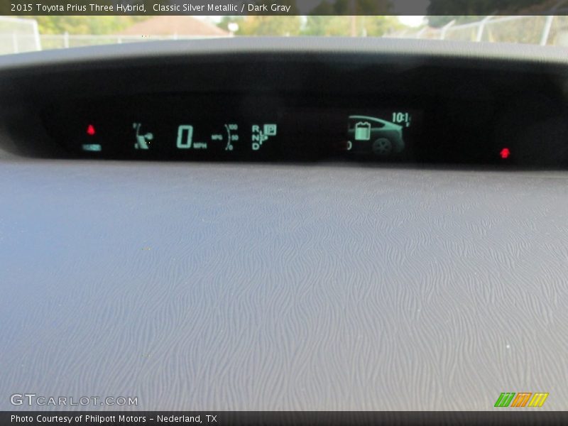Classic Silver Metallic / Dark Gray 2015 Toyota Prius Three Hybrid