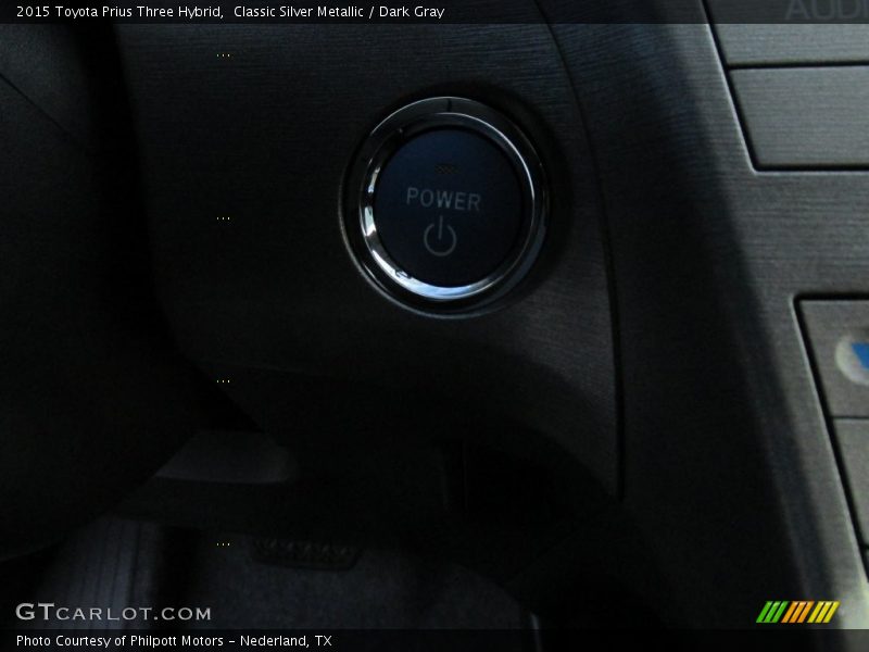 Classic Silver Metallic / Dark Gray 2015 Toyota Prius Three Hybrid