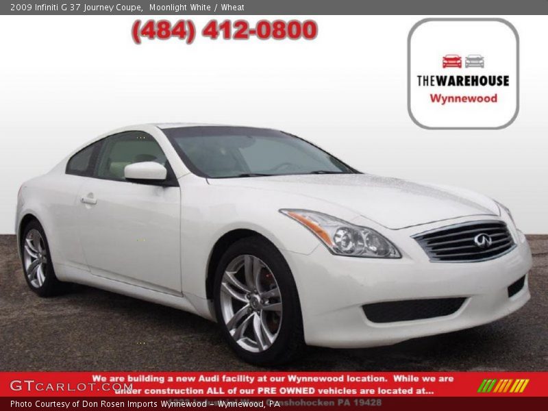Moonlight White / Wheat 2009 Infiniti G 37 Journey Coupe
