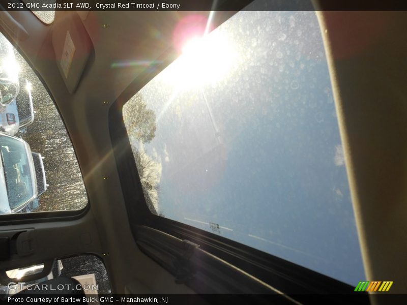 Crystal Red Tintcoat / Ebony 2012 GMC Acadia SLT AWD