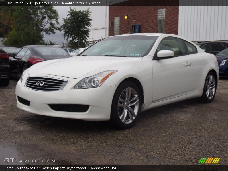 Moonlight White / Wheat 2009 Infiniti G 37 Journey Coupe