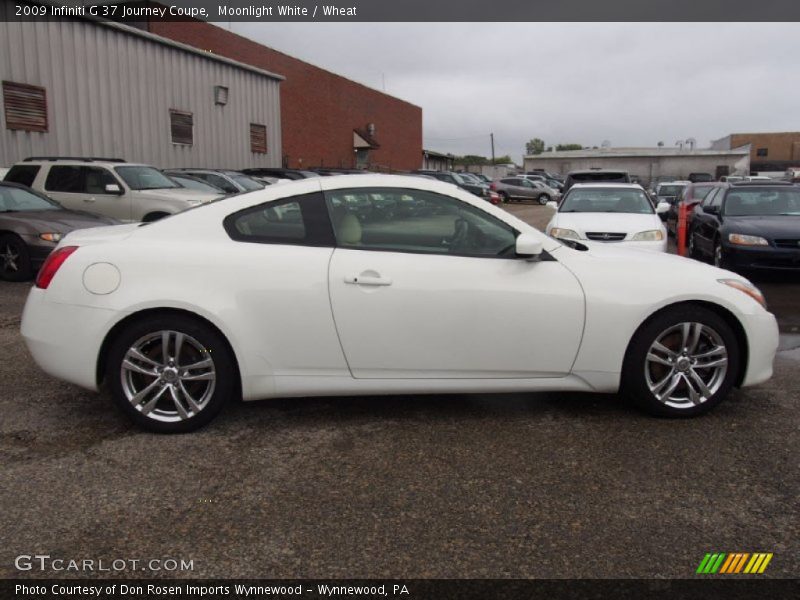 Moonlight White / Wheat 2009 Infiniti G 37 Journey Coupe