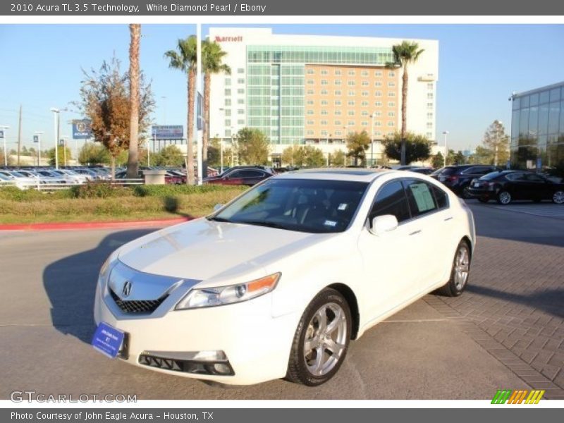 White Diamond Pearl / Ebony 2010 Acura TL 3.5 Technology