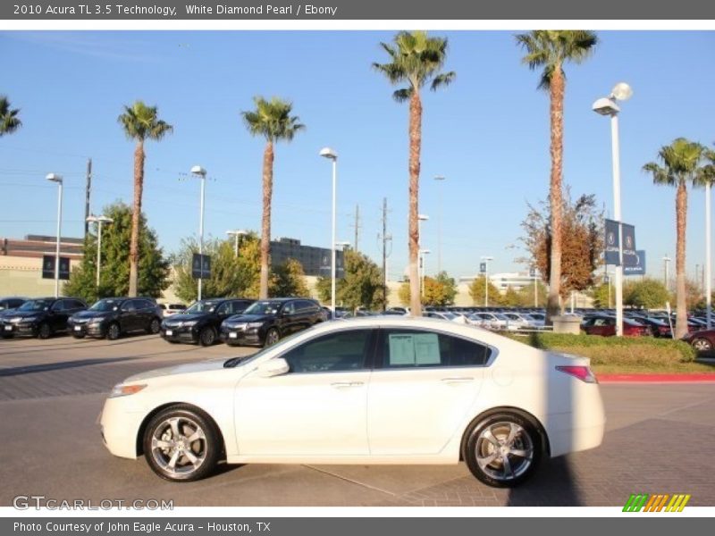 White Diamond Pearl / Ebony 2010 Acura TL 3.5 Technology