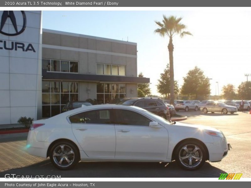 White Diamond Pearl / Ebony 2010 Acura TL 3.5 Technology