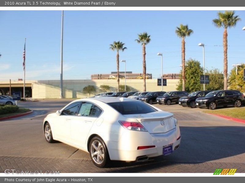 White Diamond Pearl / Ebony 2010 Acura TL 3.5 Technology