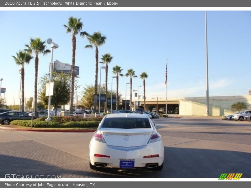 White Diamond Pearl / Ebony 2010 Acura TL 3.5 Technology
