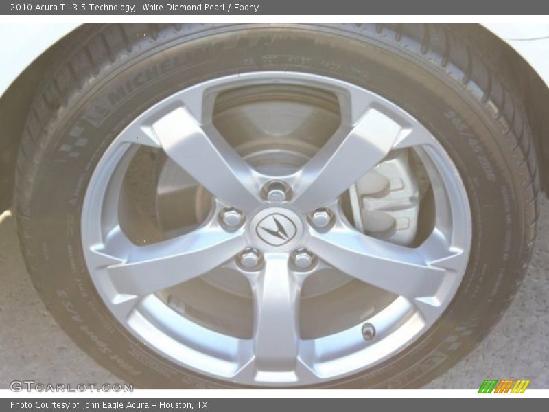 White Diamond Pearl / Ebony 2010 Acura TL 3.5 Technology
