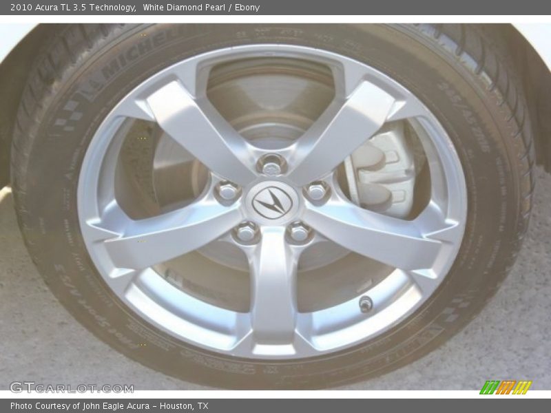 White Diamond Pearl / Ebony 2010 Acura TL 3.5 Technology
