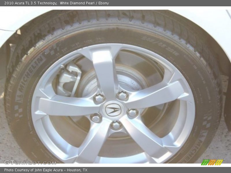 White Diamond Pearl / Ebony 2010 Acura TL 3.5 Technology