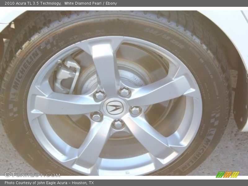 White Diamond Pearl / Ebony 2010 Acura TL 3.5 Technology