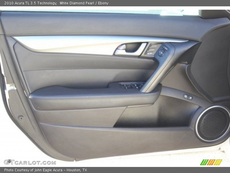 White Diamond Pearl / Ebony 2010 Acura TL 3.5 Technology