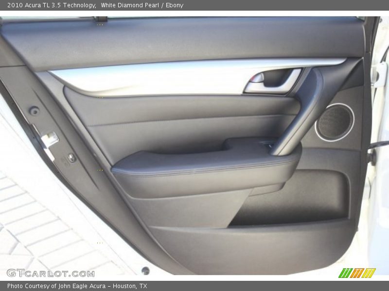 White Diamond Pearl / Ebony 2010 Acura TL 3.5 Technology