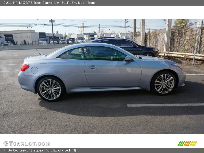 Pacific Sky Blue / Stone 2011 Infiniti G 37 S Sport Convertible