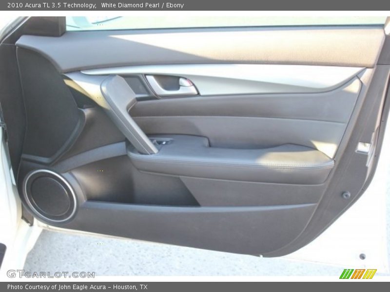 White Diamond Pearl / Ebony 2010 Acura TL 3.5 Technology