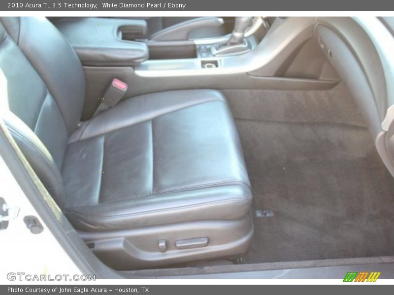 White Diamond Pearl / Ebony 2010 Acura TL 3.5 Technology