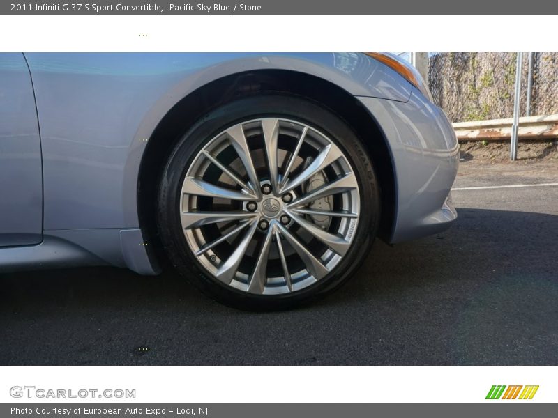 Pacific Sky Blue / Stone 2011 Infiniti G 37 S Sport Convertible