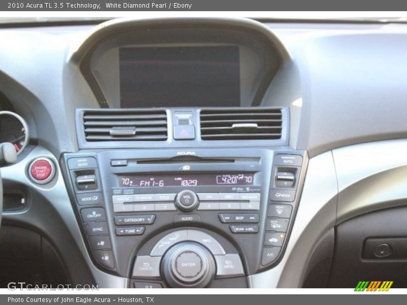 White Diamond Pearl / Ebony 2010 Acura TL 3.5 Technology