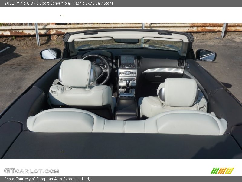 Pacific Sky Blue / Stone 2011 Infiniti G 37 S Sport Convertible