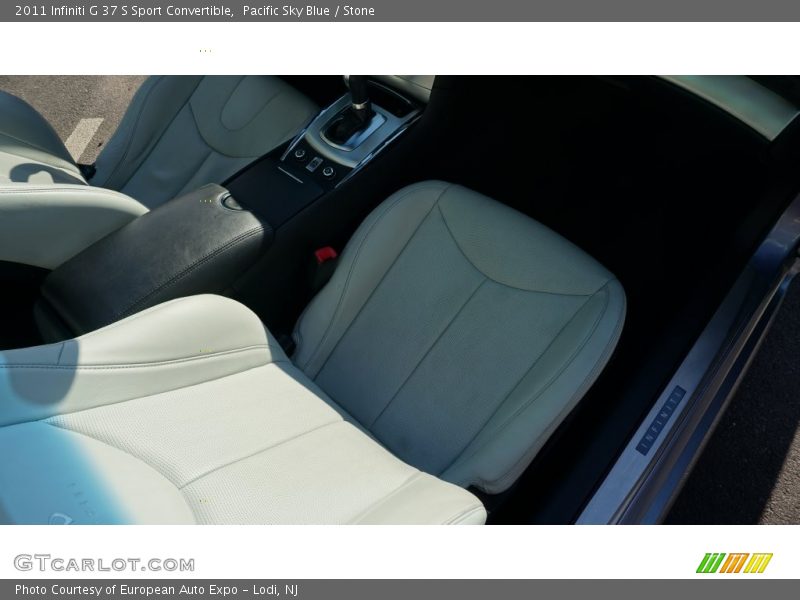 Pacific Sky Blue / Stone 2011 Infiniti G 37 S Sport Convertible