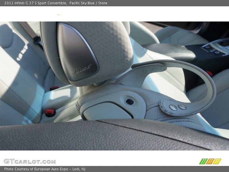 Pacific Sky Blue / Stone 2011 Infiniti G 37 S Sport Convertible