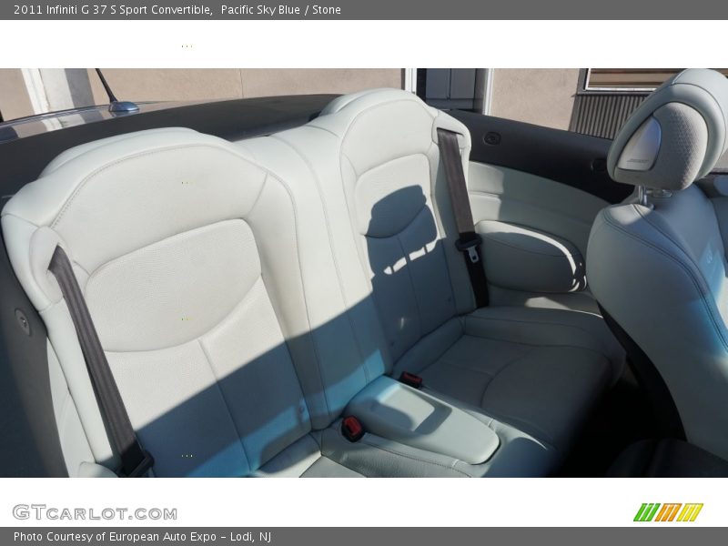 Pacific Sky Blue / Stone 2011 Infiniti G 37 S Sport Convertible