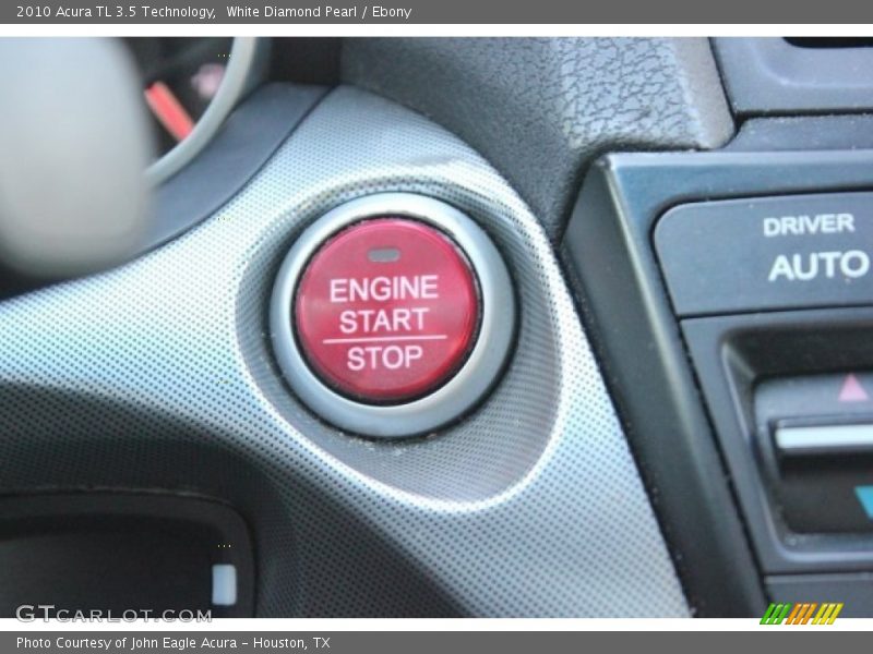 White Diamond Pearl / Ebony 2010 Acura TL 3.5 Technology