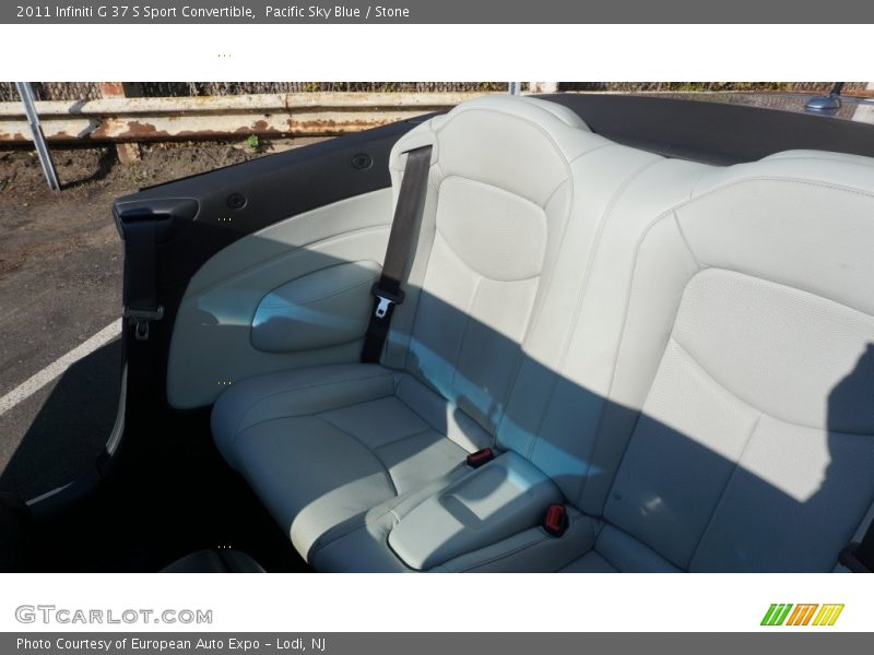 Pacific Sky Blue / Stone 2011 Infiniti G 37 S Sport Convertible