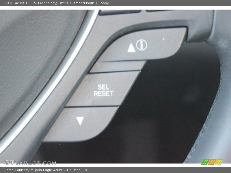 White Diamond Pearl / Ebony 2010 Acura TL 3.5 Technology