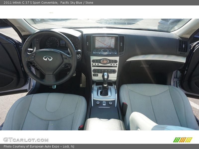 Pacific Sky Blue / Stone 2011 Infiniti G 37 S Sport Convertible