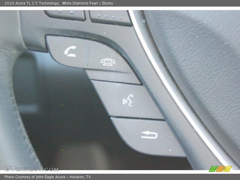 White Diamond Pearl / Ebony 2010 Acura TL 3.5 Technology