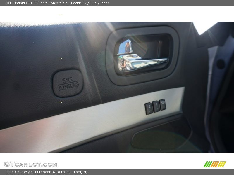 Pacific Sky Blue / Stone 2011 Infiniti G 37 S Sport Convertible
