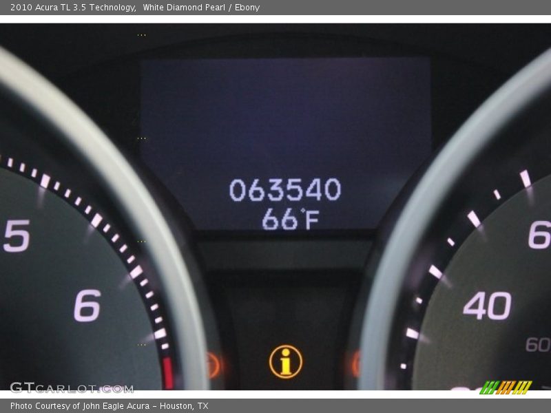 White Diamond Pearl / Ebony 2010 Acura TL 3.5 Technology