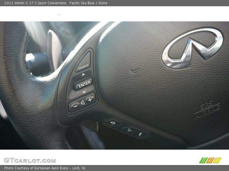 Pacific Sky Blue / Stone 2011 Infiniti G 37 S Sport Convertible